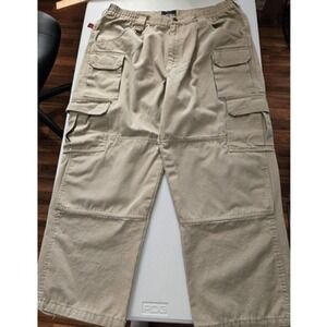Woolrich Elite Series Mens Khaki Cargo Pants 38 Cotton